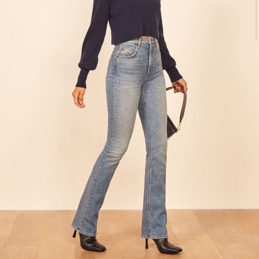 Peyton high rise bootcut jeans reformation
